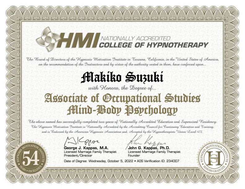 AOS mind body psychology